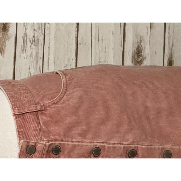 Roxy dusty rose classic casual corduroy A-line mini skirt Size Medium/10 - Picture 2 of 8